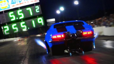 FASTEST NITROUS PRO MOD TO THE QUARTER MILE - 5.57 - FIRST TO THE 5.5X ZONE!