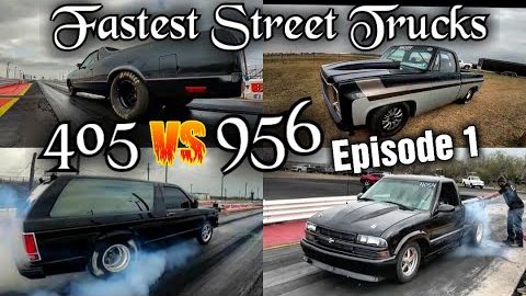 Fastest Street Trucks 405 vs 956 Part 1