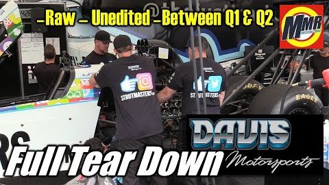 Full NHRA Top Fuel Tear Down Davis Motorsports Justin Ashley