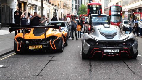 INSANE McLaren P1LM and MSO P1 Cause Chaos in London