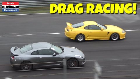 JDM Cars Drag Racing 2017! - BURNOUTS & Launch Controls!
