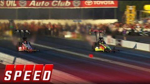 J.R. Todd vs. Doug Kalitta - Las Vegas Top Fuel Final - 2016 NHRA Drag Racing Series | SPEED