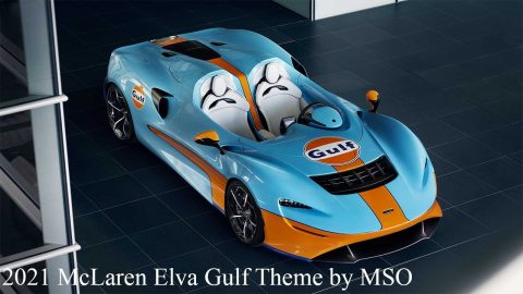 New 2021 McLaren Elva Gulf Theme by MSO - Hyper Roadster for $ 1.7 million (Sound Interior Exterior)