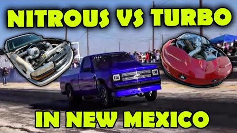 Nitrous S10 vs Turbo Trans Am in New Mexico No Prep!!