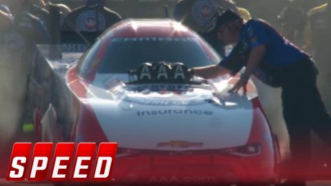Robert Hight vs. Courtney Force - Charlotte Funny Car Final | 2017 NHRA DRAG RACING