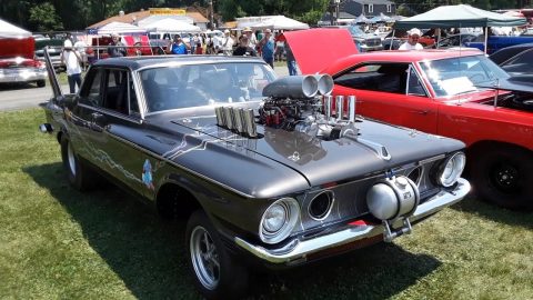 Starting the 1962 Plymouth Savoy Gasser With A 426 Hemi