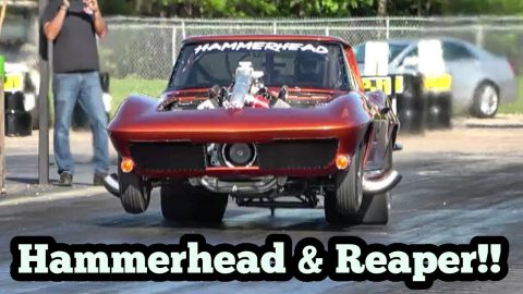 Street Outlaws Reaper & Hammerhead Procharged Corvette Testing!