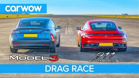 Tesla Model 3 P v Porsche 911 - DRAG RACE *shock result*