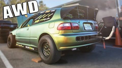 They Built an ALL WHEEL DRIVE 1300hp Civic