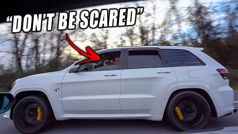 1000HP JEEP TRACKHAWK DESTROYED MUSTANG GT500 IN A RACE!