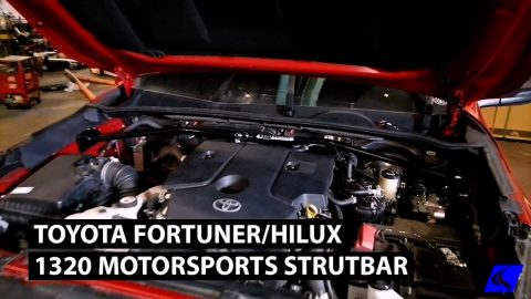1320 Motorsport Toyota Hilux Strutbar install