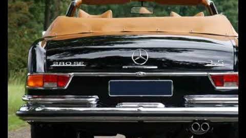 1971 Mercedes-Benz 280 SE 3.5 V8 convertible (Photo video with stereo engine sounds!)