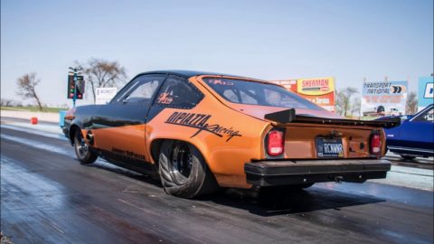 1975 vega drag car