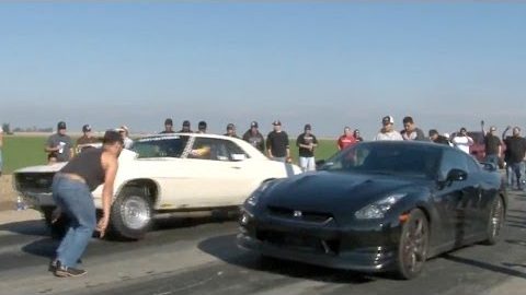 560hp GT-R vs MUSCLE - Cali Street Racing