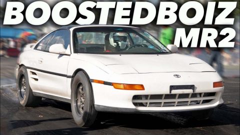 BoostedBoiz twin turbo MR2 is DIALED IN! (Fastest Pass Yet!)