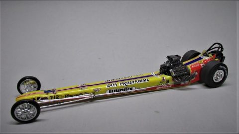 Don The Snake Prudhomme Wynn's Winder Top Fuel Dragster 1/25 Scale Model Kit Build Review MPC921