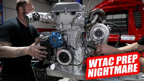Engine Out, Re-built & Installed in 2 days! - JET200 Returns to World Time Attack  - Pt 1