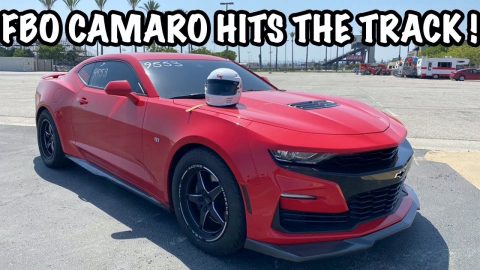 FBO 2019 Camaro Goes DRAG RACING Since Being STOCK !