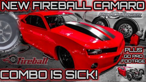 FIREBALL CAMARO RYAN MARTINS NEW PRO-CHARGED STREET SWEEPER! PLUS EXCLUSIVE ON CAR GO PRO FOOTAGE!