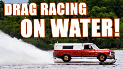 Farmtruck races the World's Fastest Pontoon Boat! Behind the scenes video!