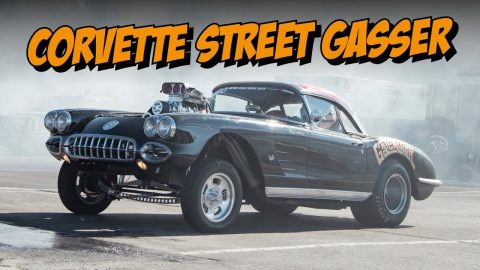 Gasser Corvette at Drag Week 2018