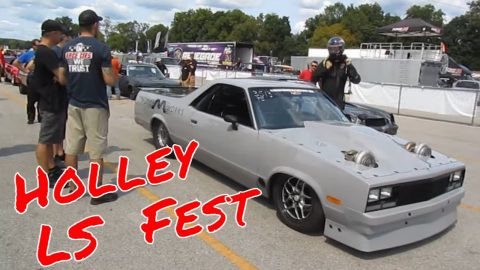 Holley LS Fest East 2021 Drag Racing Action w/ Cleetus McFarland Mullet & Leroy! NMCA