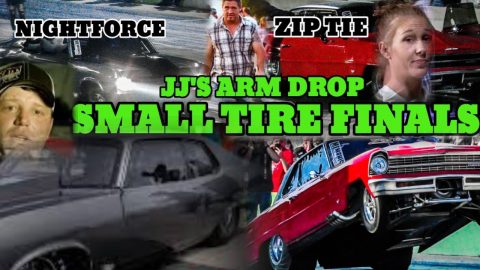 JJ'S ARM DROP TRICIA IN ZIPTIE TAKES ON MSO TEAMMATE LEE ROBERTS IN NIGHTFORCE SMALL TIRE FINAL