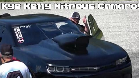 Kye Kelley Nitrous Camaro vs Murder Nova!