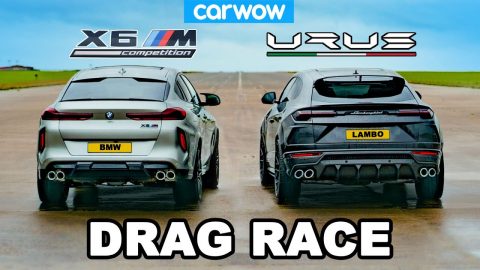 Lamborghini Urus v BMW X6M - DRAG RACE