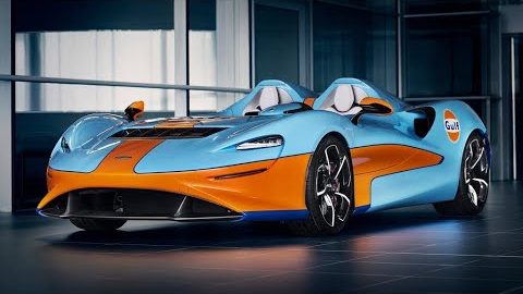 McLaren Elva Gulf Theme by MSO 2021 - 2022 Review, Photos, Exhibition, Exterior and Interior