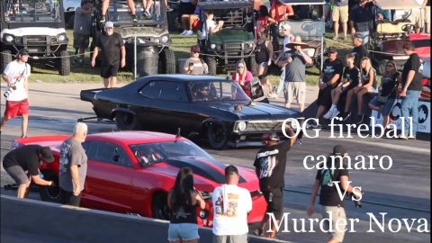OG fireball Camaro Vs Murder Nova at the Outlaw Armageddon 7