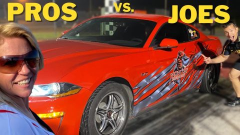 PROS vs. JOES Drag Racing!
