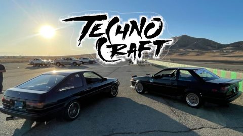 Part 2 - Team Topak / Technocraft Time Attack - Fun Driving with friends AE86 KE70