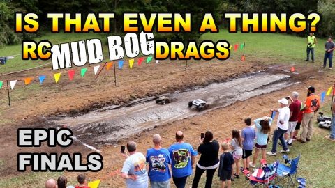 RC Drag racing - Mud Bog - Epic finals too close to call