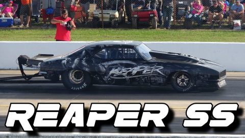 Reaper SS racing at Thunder Valley for the Outlaw Armageddon 2016  #Streetoutlaws