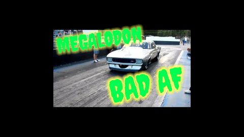 STREET OUTLAWS MEGALODON LAYS DOWN A PASS! FAST AF!