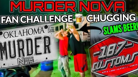 STREET OUTLAWS MURDER NOVA FAN CHALLENGES SHAWN TO 🍺 BEER  CHUGGING CONTEST PLUS TEST PASS