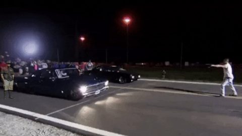 Small tire race in the night by jjdaboss and crew