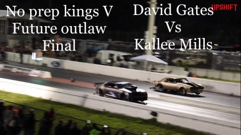 Street outlaws No prep kings Palm Beach, Fl: Kallee Mills vs David Gates- Future outlaw final