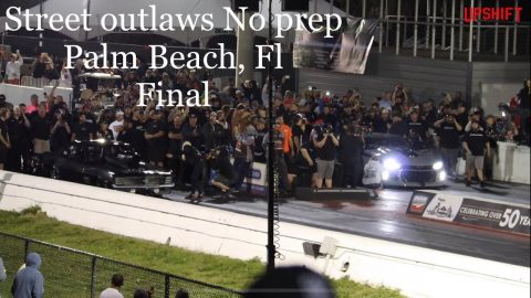 Street outlaws No prep kings V; Palm Beach Fl final race- Ryan Martin vs Lizzy Musi