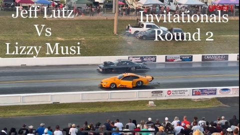 Street outlaws No prep kings Virginia Motorsport park: Jeff Lutz Vs Lizzy Musi- R2 invitationals