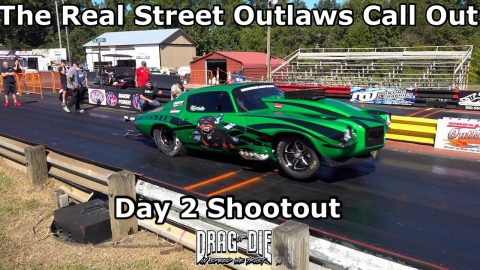 THE REAL STREET OUTLAWS CALL OUT SATURDAY SHOOTOUT MOORESVILLE DRAGWAY NC