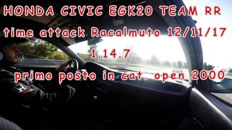 Time Attack Racalmuto 12/11/17  Claudio Arena civic egk20 team rr