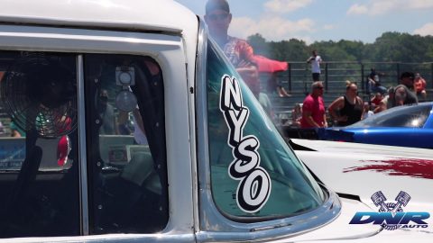 White Lightning Takes on Street Outlaws Dennis Bailey in the Silverback Gorilla at JJs Arm Drop