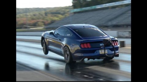 You've Never Seen a Coyote Mustang Launch Like This! Lund Racing 1400hp Twin Turbo Setup