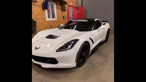 1320 fabrication 25.5 sfi spec cage In Prospeed powered C7 corvette