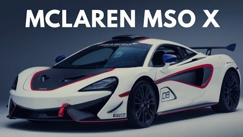 McLaren MSO X is a bespoke 570S GT4 Le Mans car for the road