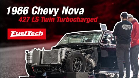 1966 Chevy Nova Twin Turbocharged | Stefan Rossi ACE Racing Engines