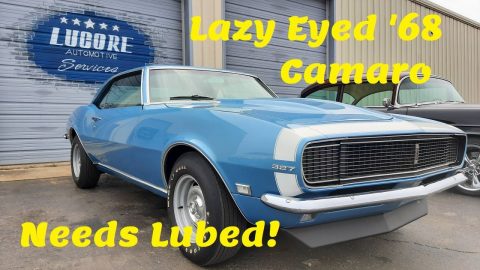 1968 Camaro RS with Detroit Speed Electronic Hideaway Headlights has a "Lazy Eye" Get the lube!