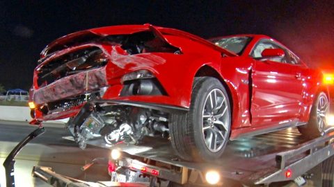 2015 Mustang Drag Race FAIL